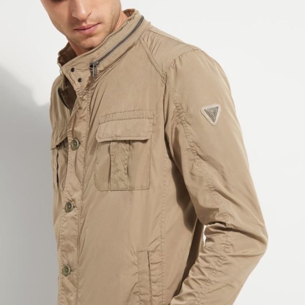 NEW GUESS Comando Packable Jacket SZ L - Picture 3 of 4